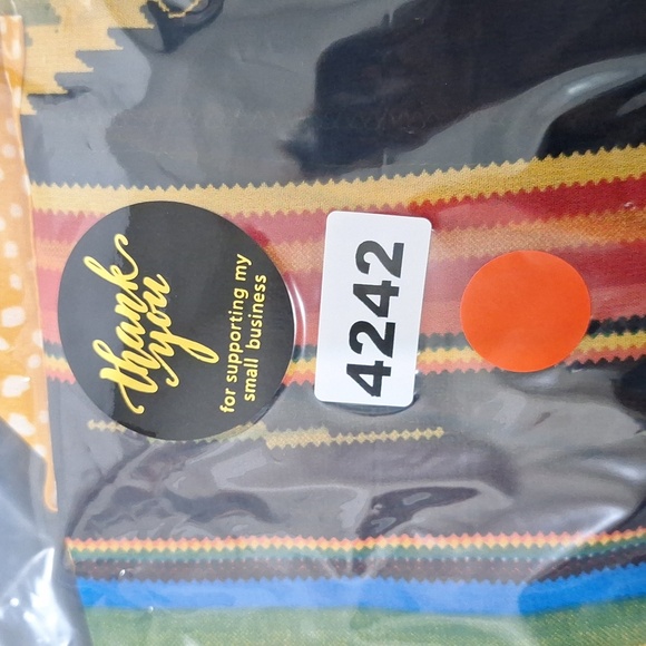 Multicolor Striped Bohemian Boho Hippie Bell Sleeve Kimono Duster Size L/XL - Picture 13 of 13